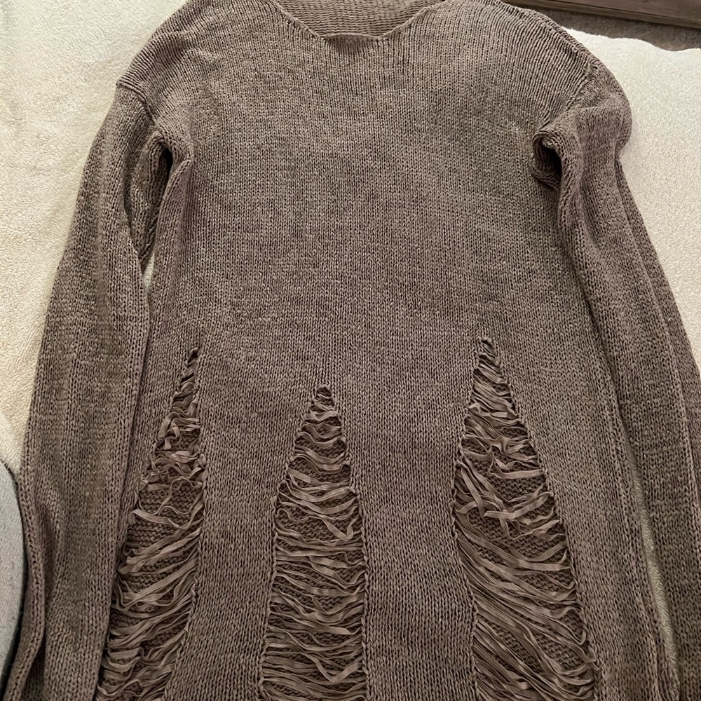 Knit sweater dress